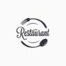 153588168-assiette-avec-fourchette-et-cuillère-logo-du-restaurant